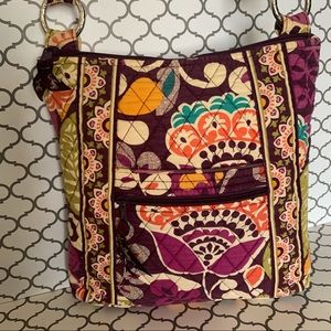 Vera Bradley Plum Crazy Crossbody bag